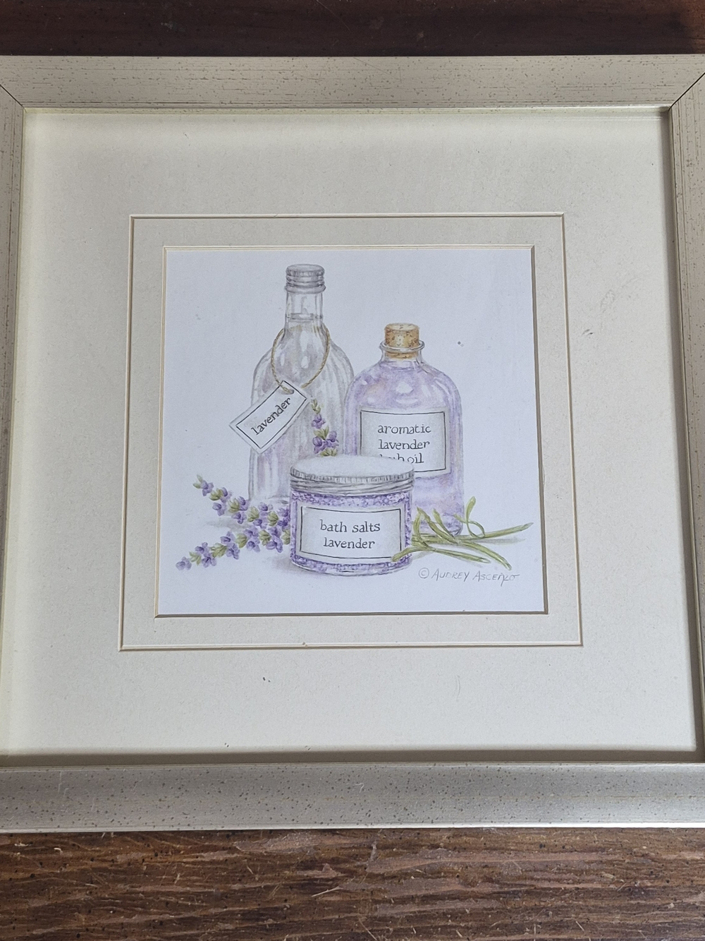 "Lavender Essence" Framed Art Print by Audrey Ascenzo